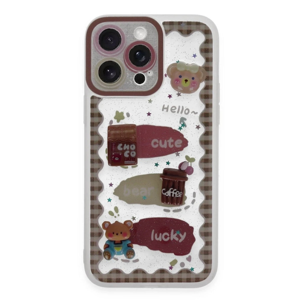 Mey İthalat® iPhone 14 Pro Max Kılıf Sweet Desenli Silikon Kapak - Şeffaf