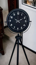 Royal Black Tripod Ayaklı Modern Tasarım Saat