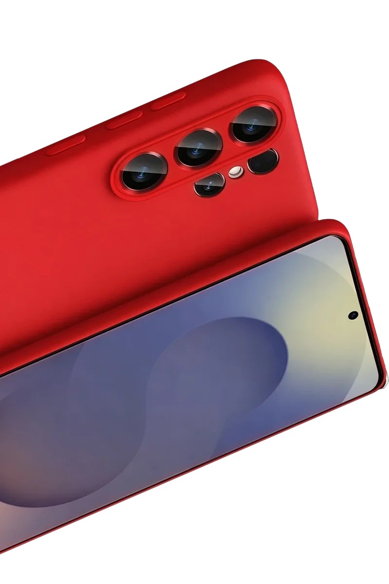 Mey İthalat® Samsung Galaxy S26 Ultra First Silikon - Kırmızı