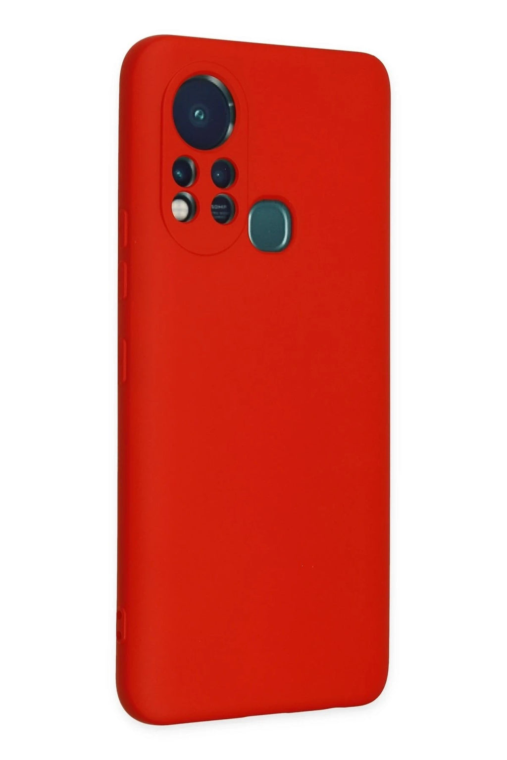 Mey İthalat® İnfinix Hot 11s Kılıf Nano içi Kadife Silikon - Kırmızı