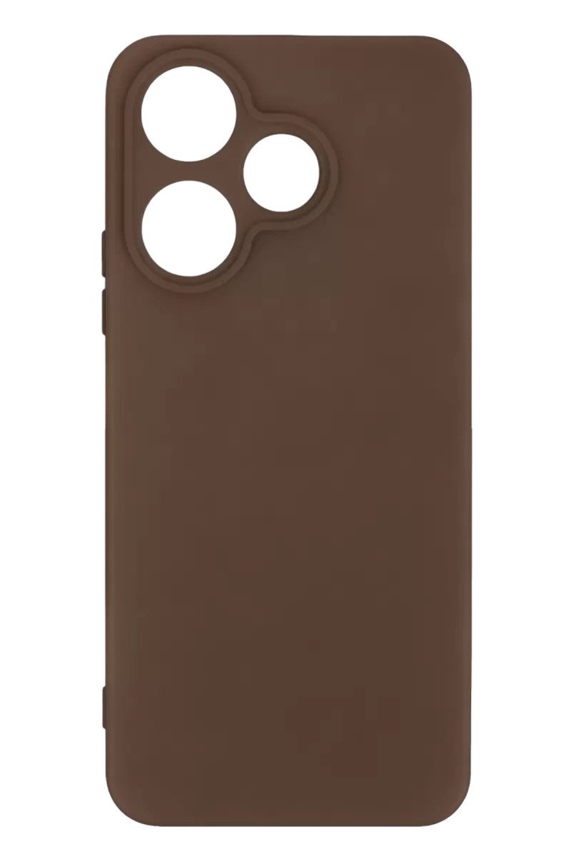 Mey İthalat® Redmi 13 4G Kılıf First Silikon - Kahverengi
