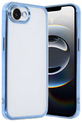 Mey İthalat® iPhone 16E Kılıf Lensli Silikon - Açık Mavi