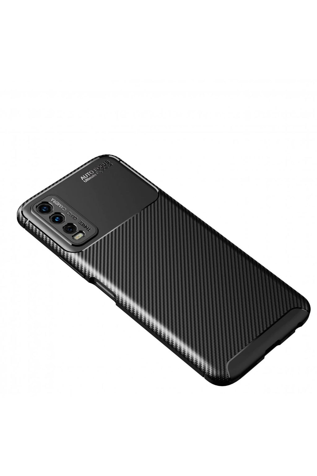 Mey İthalat® Vivo Y11S Kılıf Auto Focus Karbon Kapak - Siyah