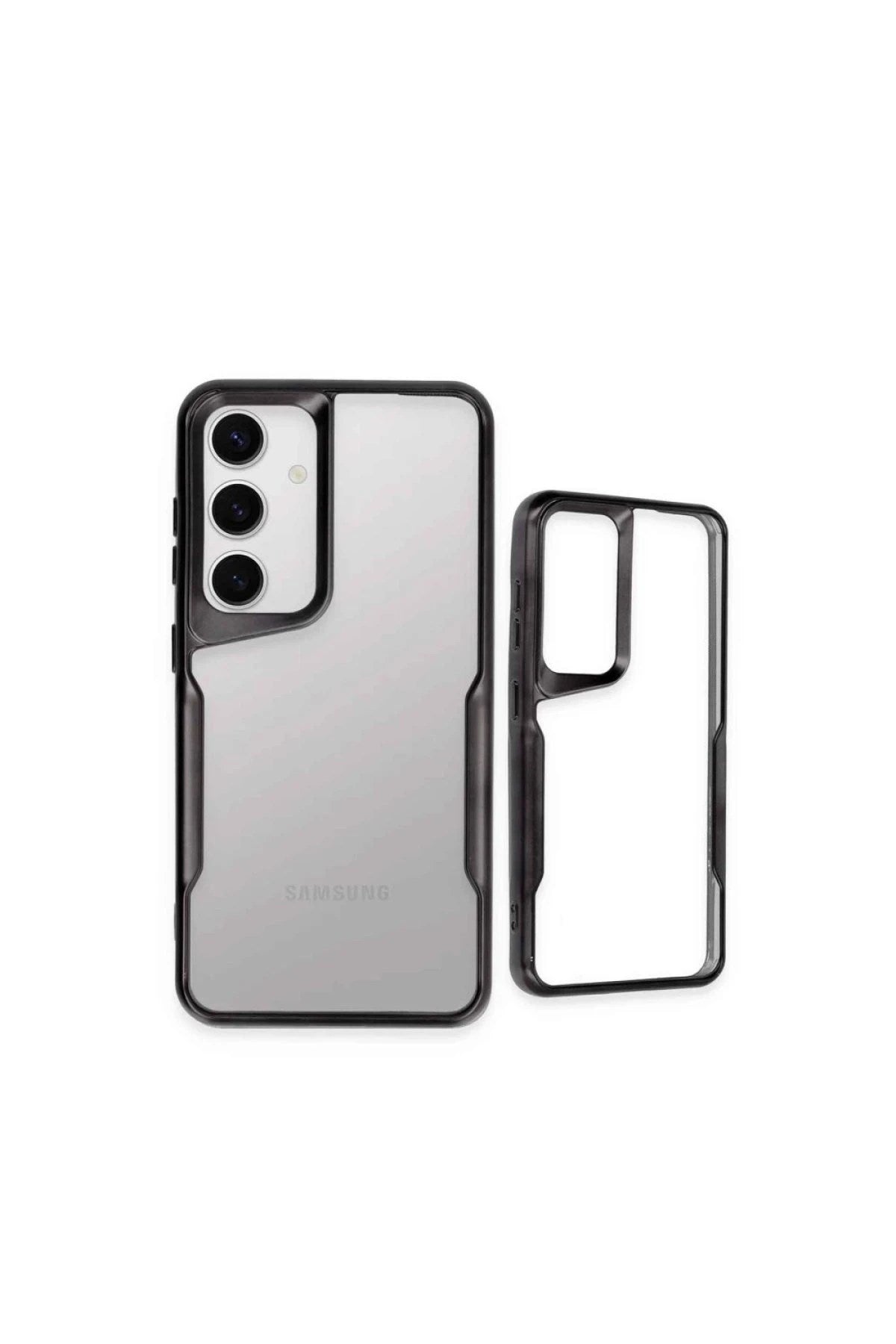 Mey İthalat® Samsung Galaxy A35 5G Kılıf Boyi Silikon Kapak - Titan Gri