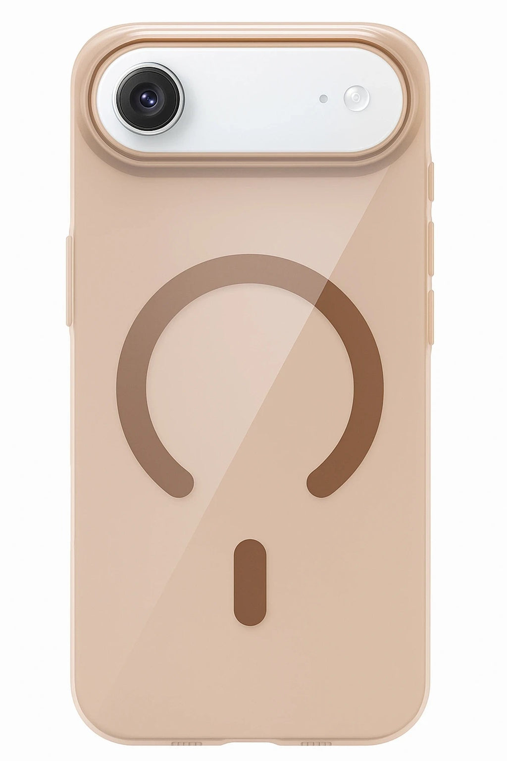 Mey İthalat® iPhone 17 Air PC Blank Magsafe Kapak - Çöl Titanyum
