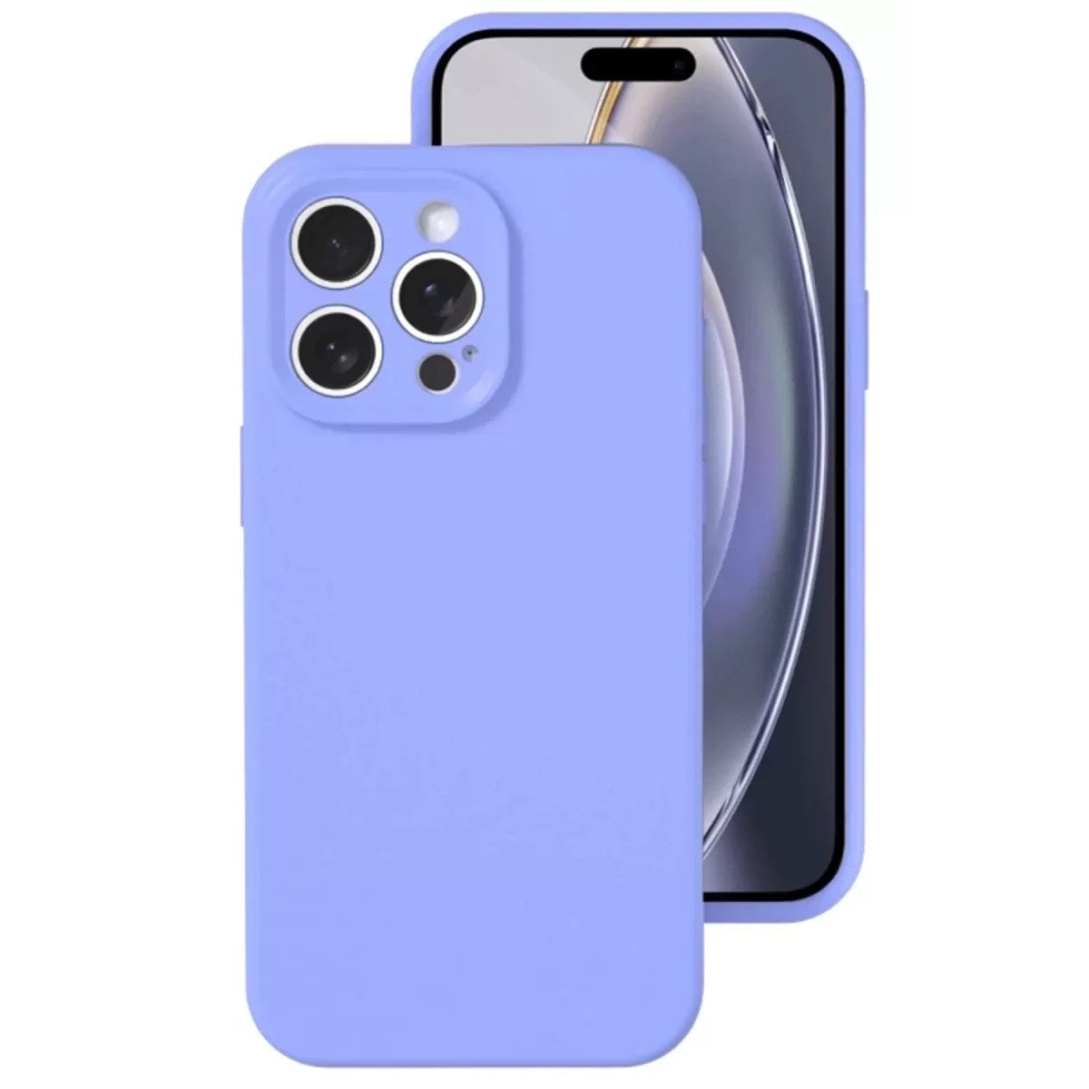 Mey İthalat® iPhone 16 Pro Kılıf Nano içi Kadife Silikon - Lila