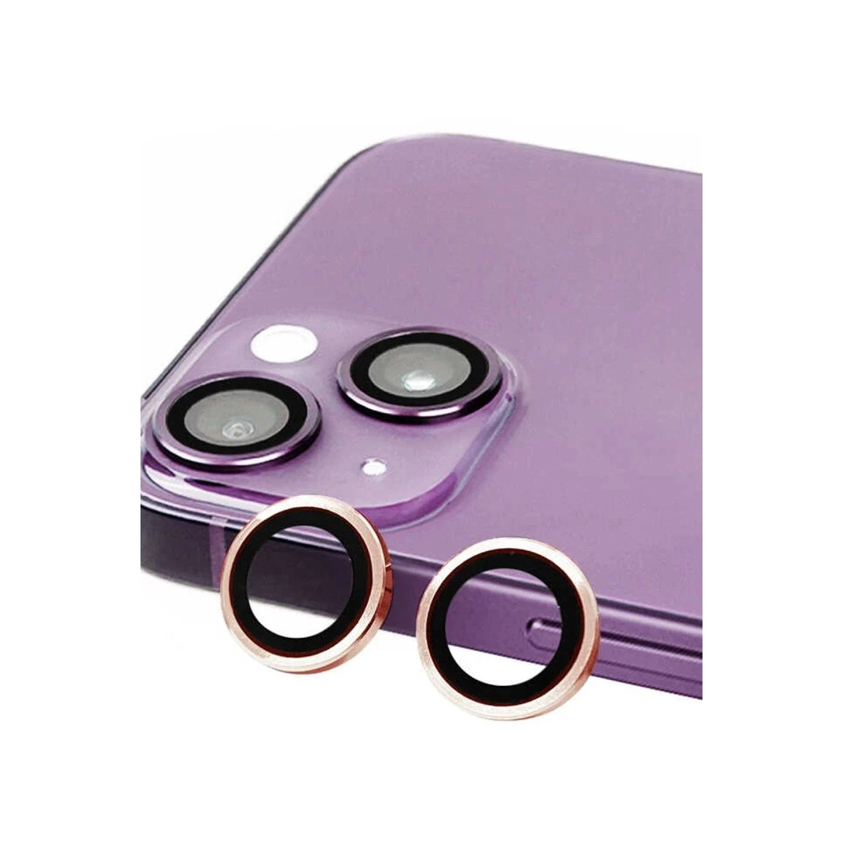 Mey İthalat® iPhone 13 Mini Raze Metal Kamera Lens - Pembe