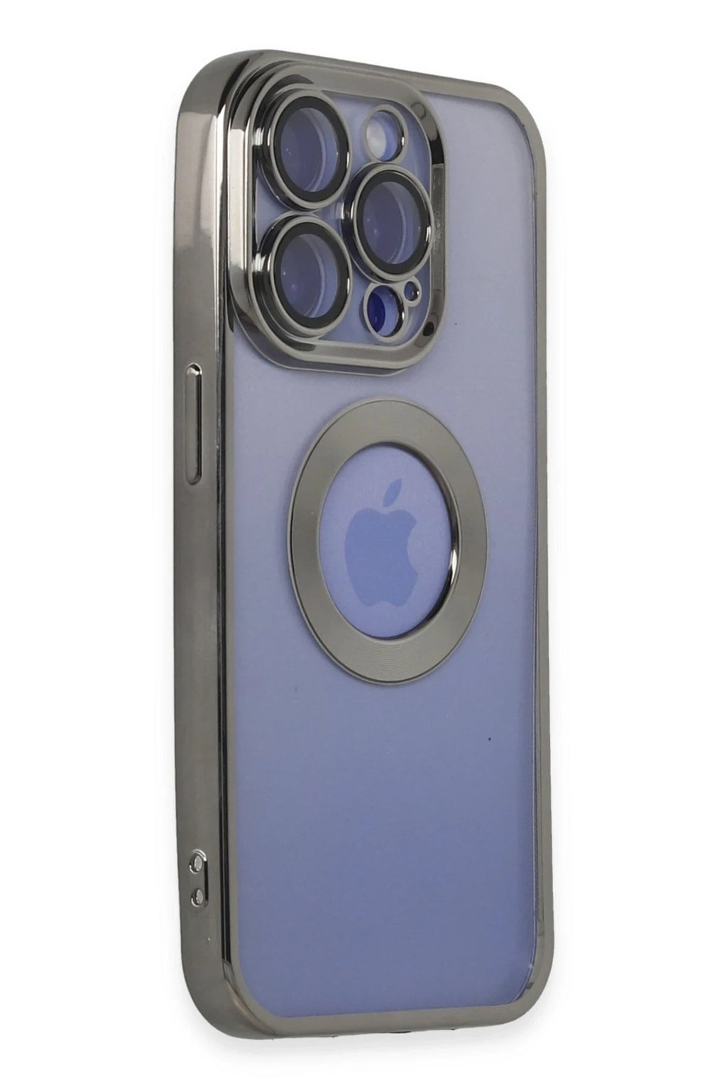 Mey İthalat® iPhone 15 Pro Kılıf Slot Silikon - Titan Gri