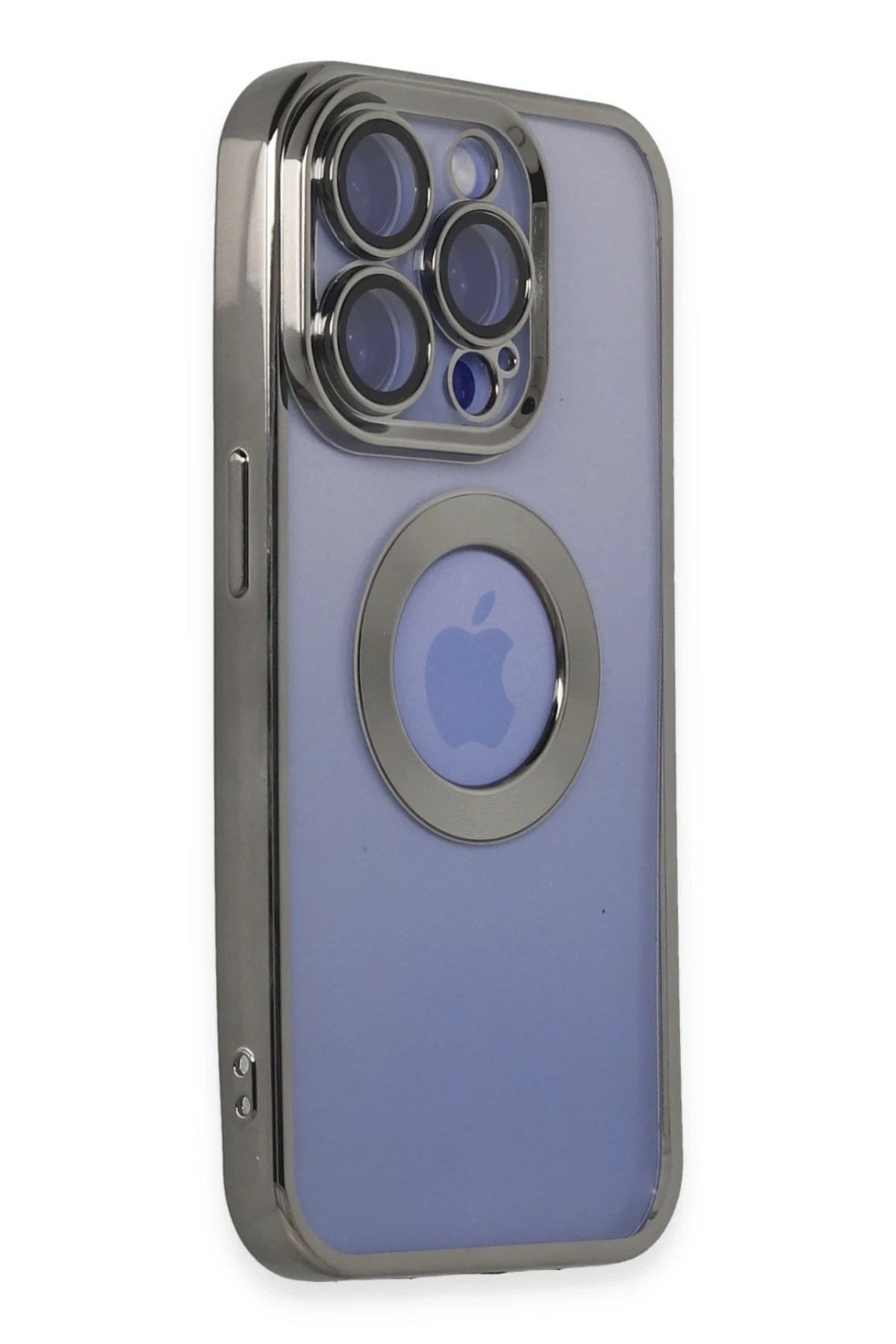 Mey İthalat® iPhone 15 Pro Kılıf Slot Silikon - Titan Gri