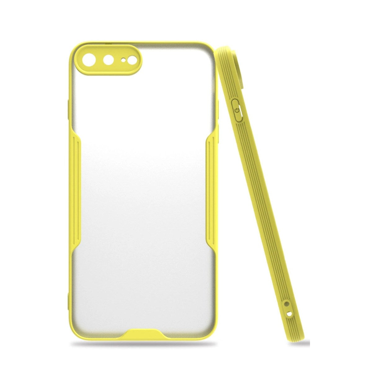 Mey İthalat® iPhone 7 Plus Kılıf Platin Silikon - Sarı