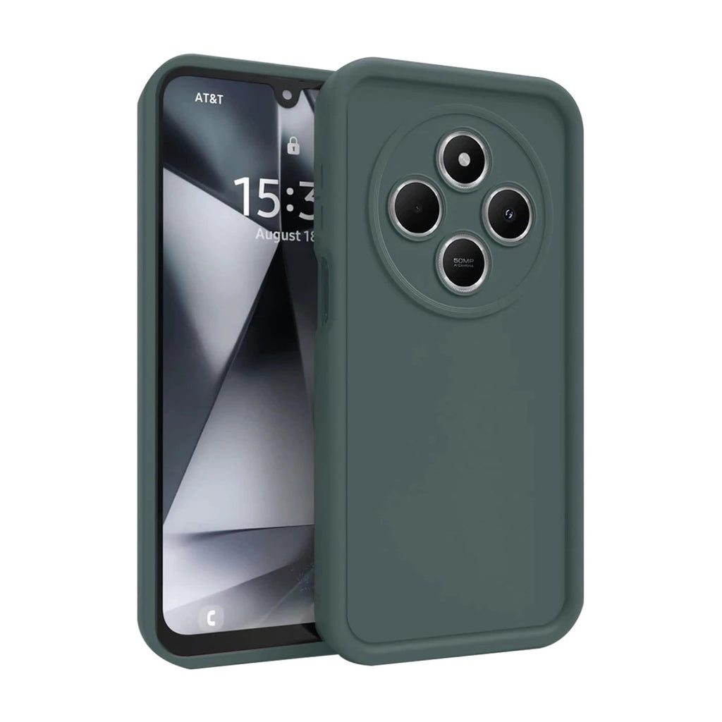 Mey İthalat® Redmi 14C Kılıf Viera Silikon - Koyu Yeşil