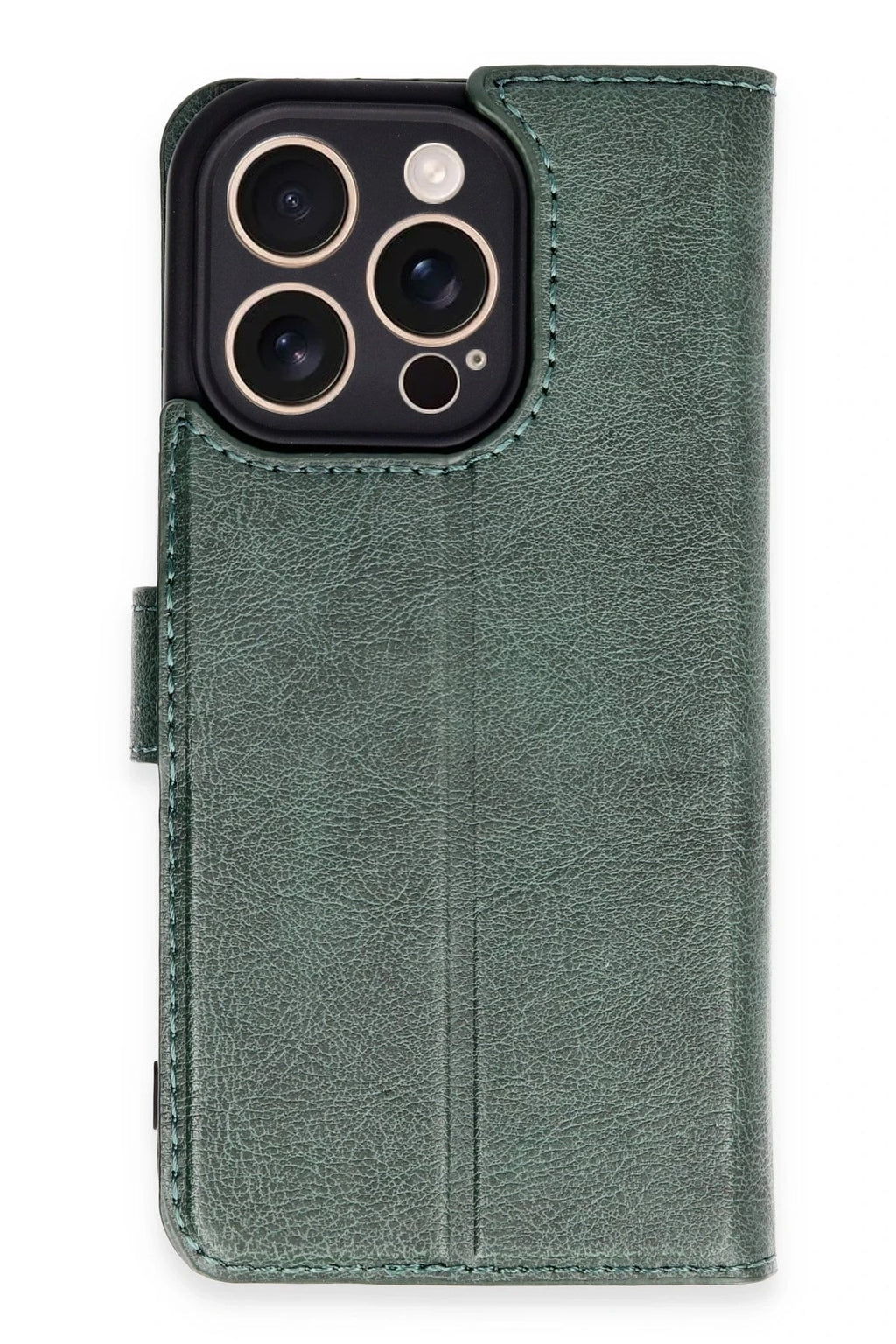 Mey İthalat® iPhone 16 Pro Kılıf Trend S Plus Kapaklı Kılıf - Yeşil