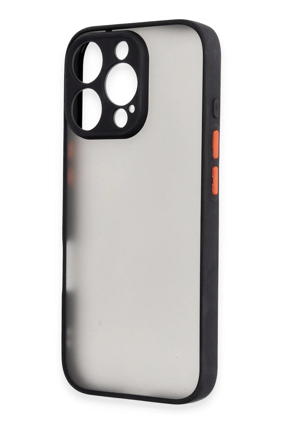 Mey İthalat® iPhone 16 Pro Max Kılıf Montreal Silikon Kapak - Siyah