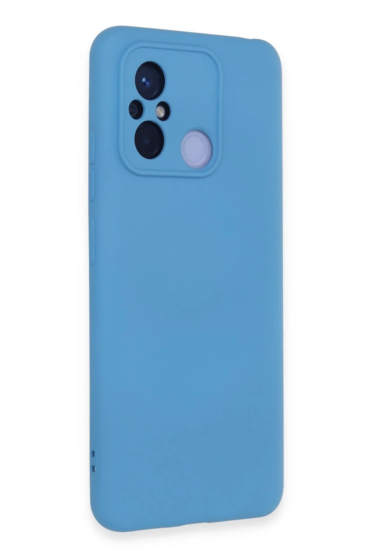 Mey İthalat® Redmi 12C Kılıf Nano içi Kadife Silikon - Mavi