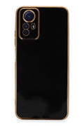 Mey İthalat® Redmi Note 12S Kılıf Volet Silikon - Siyah