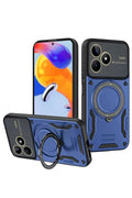 Mey İthalat® Realme C53 Kılıf Joy Lens Standlı Kapak - Lacivert