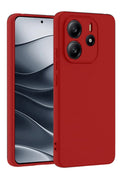 Mey İthalat® Redmi Note 14 4G Kılıf First Silikon - Kırmızı
