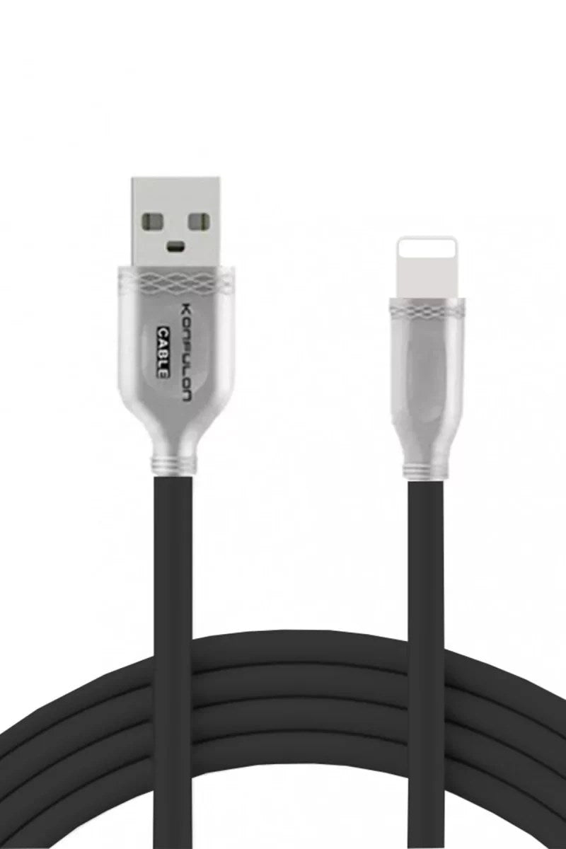 Mey İthalat® S48 Lightning Kablo iphone Uyumlu 1M 3A - Siyah