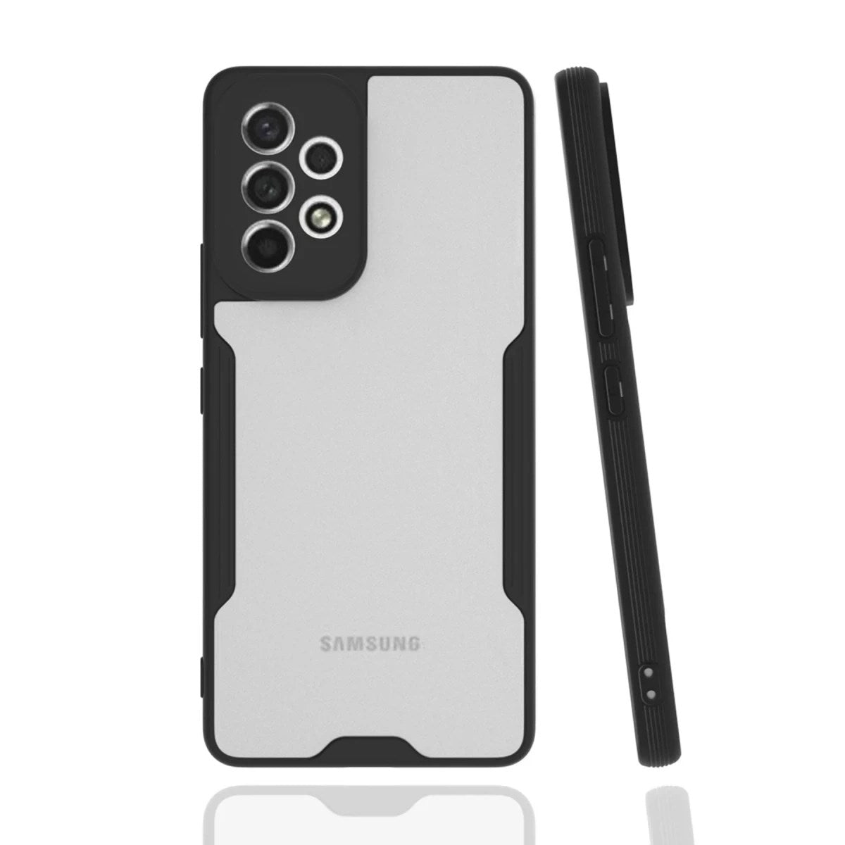 Mey İthalat® Samsung Galaxy A53 5G Kılıf Platin Silikon - Siyah