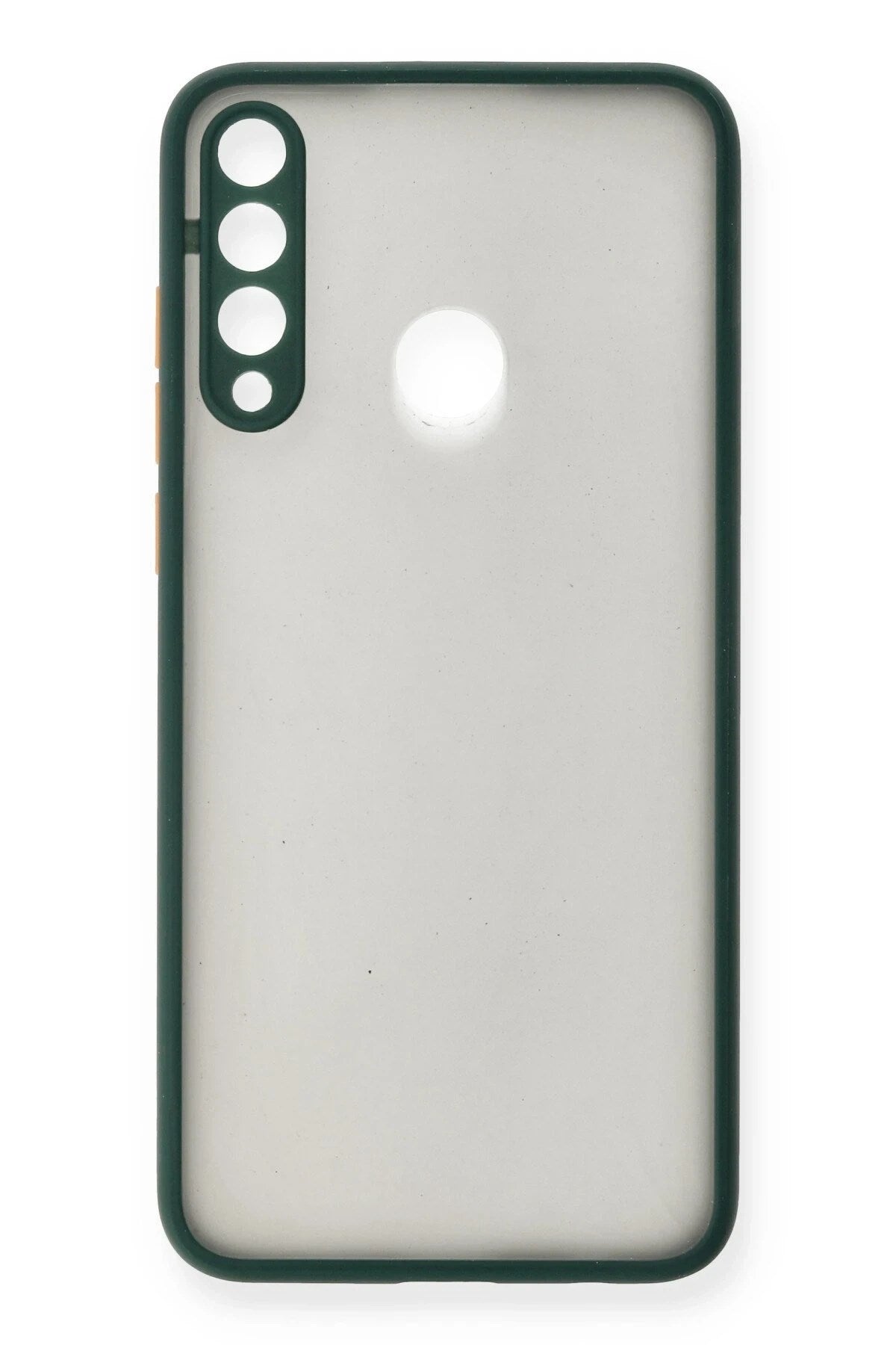 Mey İthalat® Huawei Y6P Kılıf Montreal Silikon Kapak - Yeşil