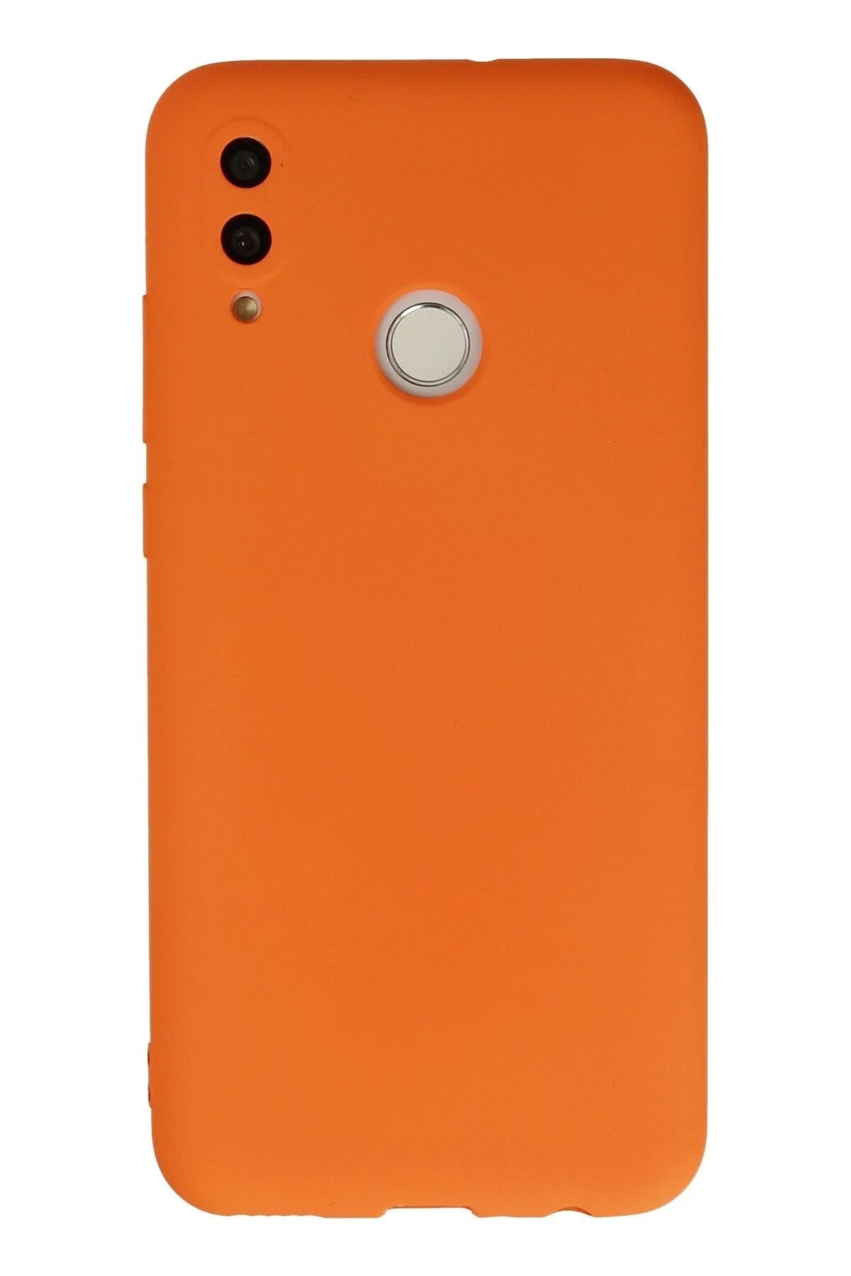 Mey İthalat® Huawei P Smart 2019 Kılıf Nano içi Kadife Silikon - Turuncu