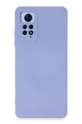 Mey İthalat® Redmi Note 12 Pro 4G Kılıf Nano içi Kadife Silikon - Lila