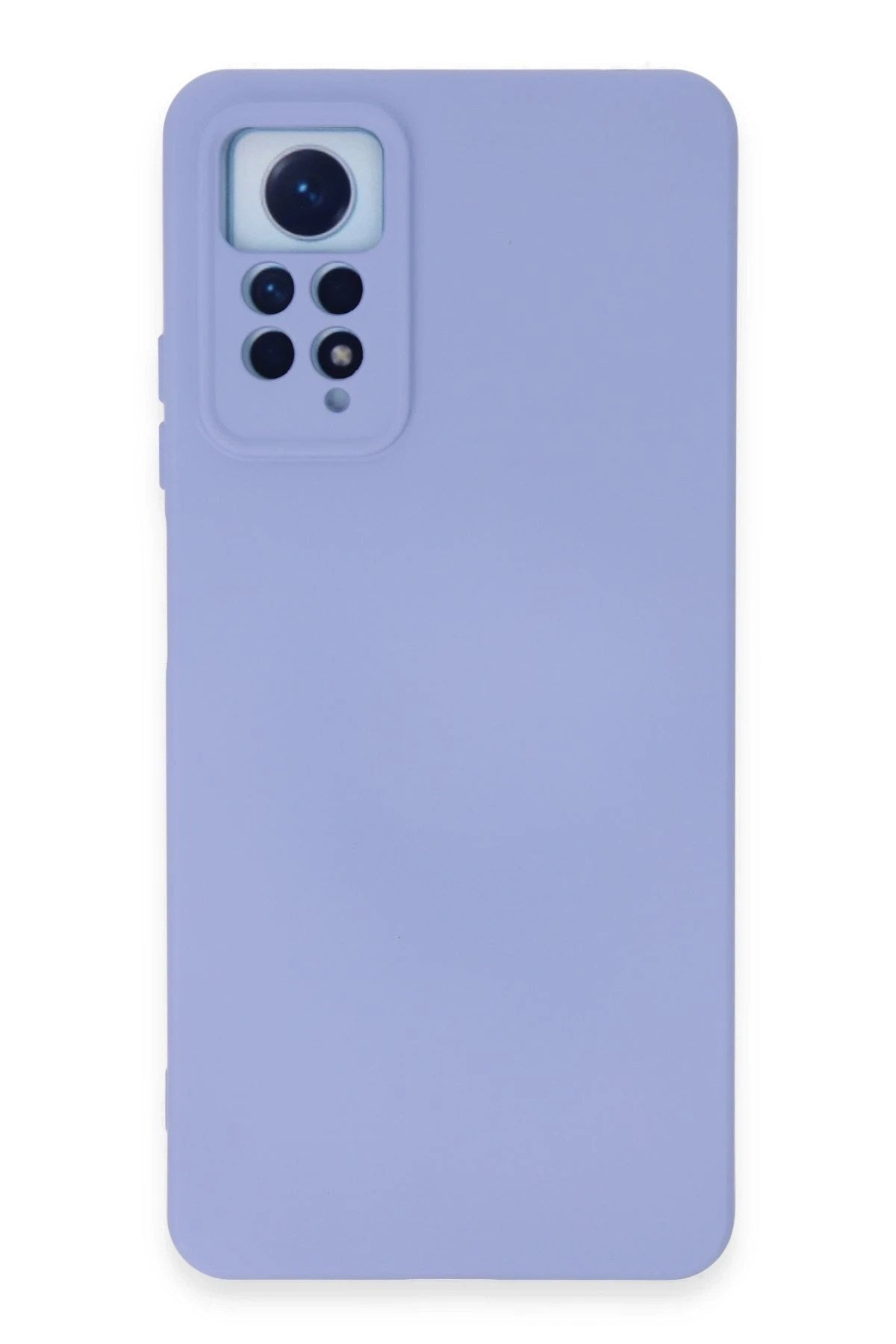 Mey İthalat® Redmi Note 12 Pro 4G Kılıf Nano içi Kadife Silikon - Lila