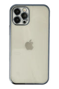 Mey İthalat® iPhone 12 Pro Kılıf Lensli Silikon - Lacivert