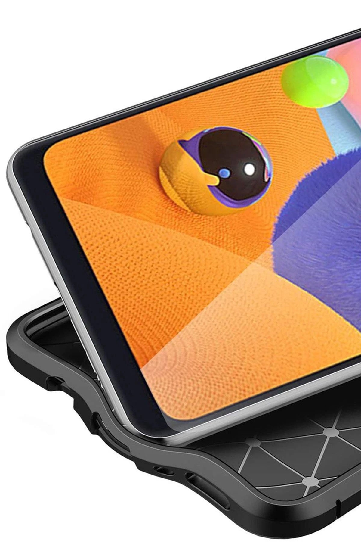 Mey İthalat® Samsung Galaxy A31 Kılıf Auto Focus Kapak - Kırmızı