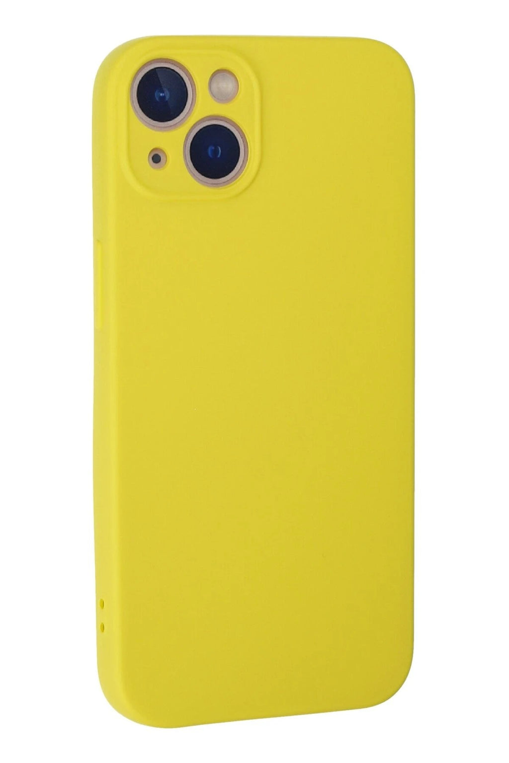 Mey İthalat® iPhone 13 Mini Kılıf Nano içi Kadife Silikon - Sarı