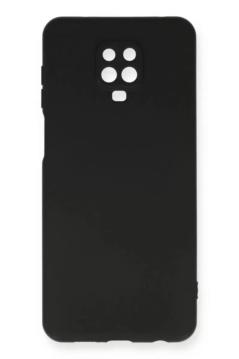 Mey İthalat® Redmi Note 9 Pro Kılıf Nano içi Kadife Silikon - Siyah