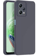Mey İthalat® Redmi Note 12 Pro 5G Kılıf Nano içi Kadife Silikon - Gri