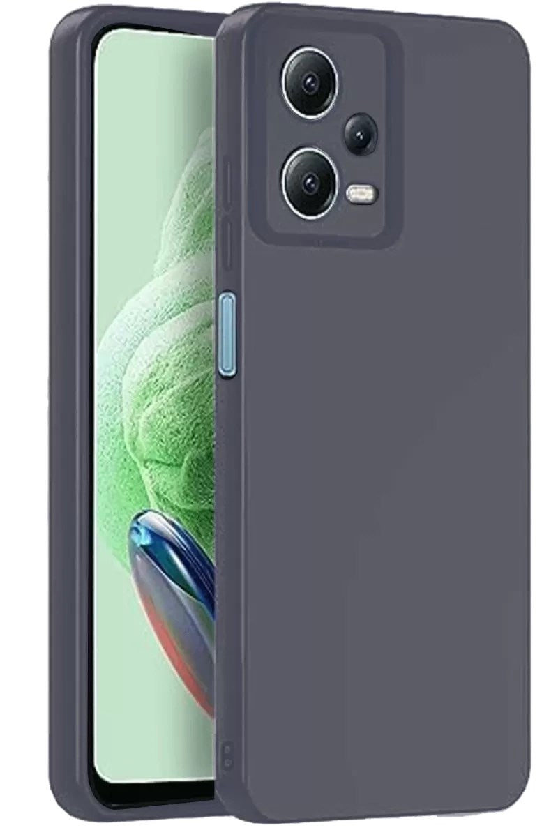 Mey İthalat® Redmi Note 12 Pro 5G Kılıf Nano içi Kadife Silikon - Gri