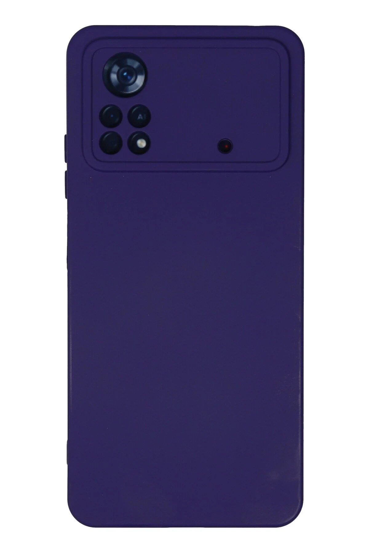 Mey İthalat® Poco X4 Pro 5G Kılıf Nano içi Kadife Silikon - Mor
