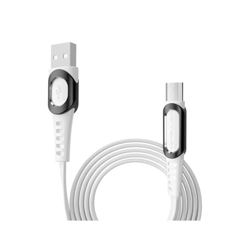 Mey İthalat® DC01 Süper Hızlı Micro USB Kablo 1M 2.4A - Beyaz