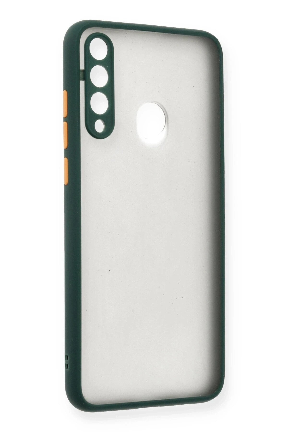 Mey İthalat® Huawei Y6P Kılıf Montreal Silikon Kapak - Yeşil