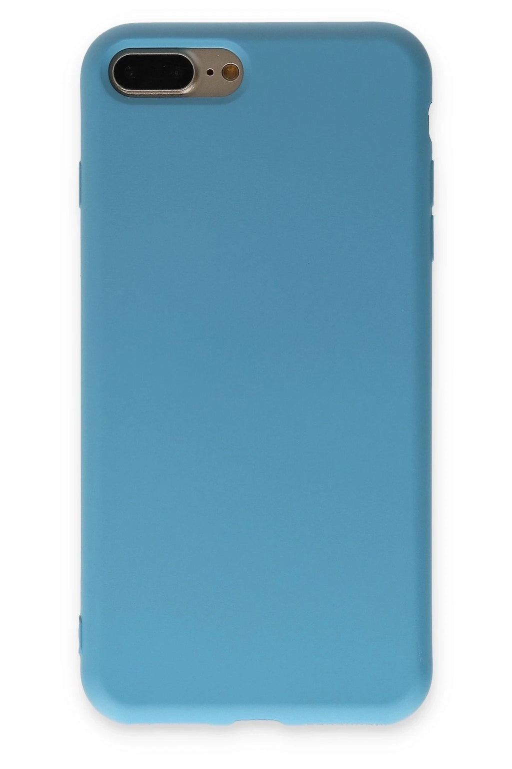 Mey İthalat® iPhone 7 Plus Kılıf Nano içi Kadife Silikon - Mavi
