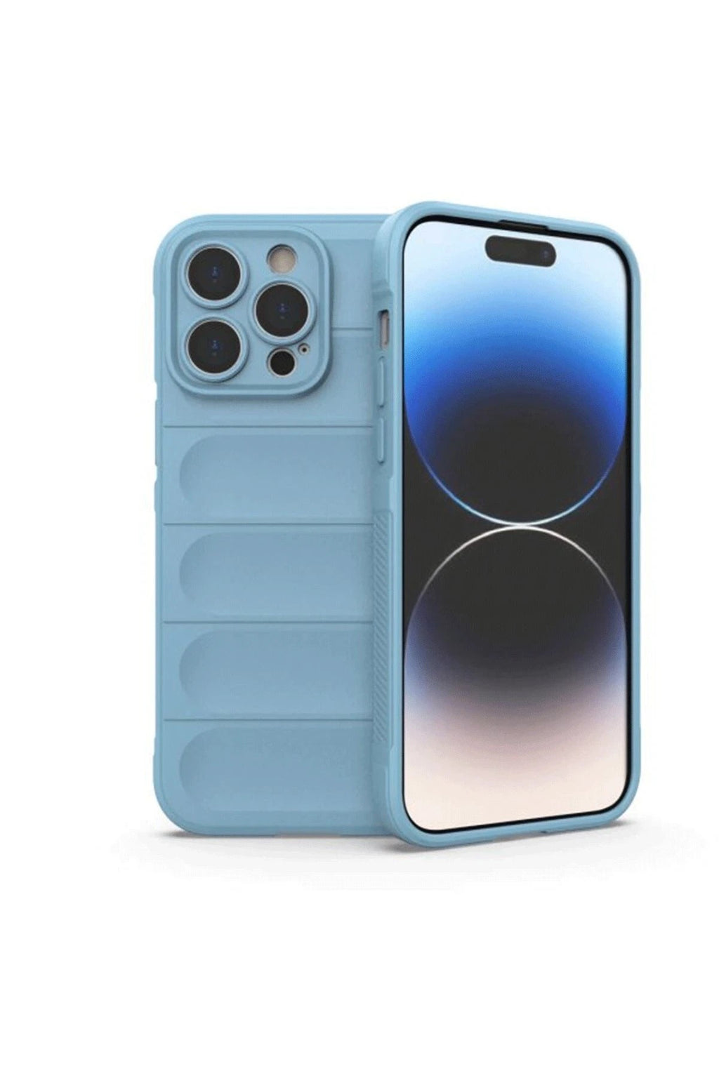 Mey İthalat® iPhone 15 Pro Max Kılıf Optimum Silikon - Sky Blue
