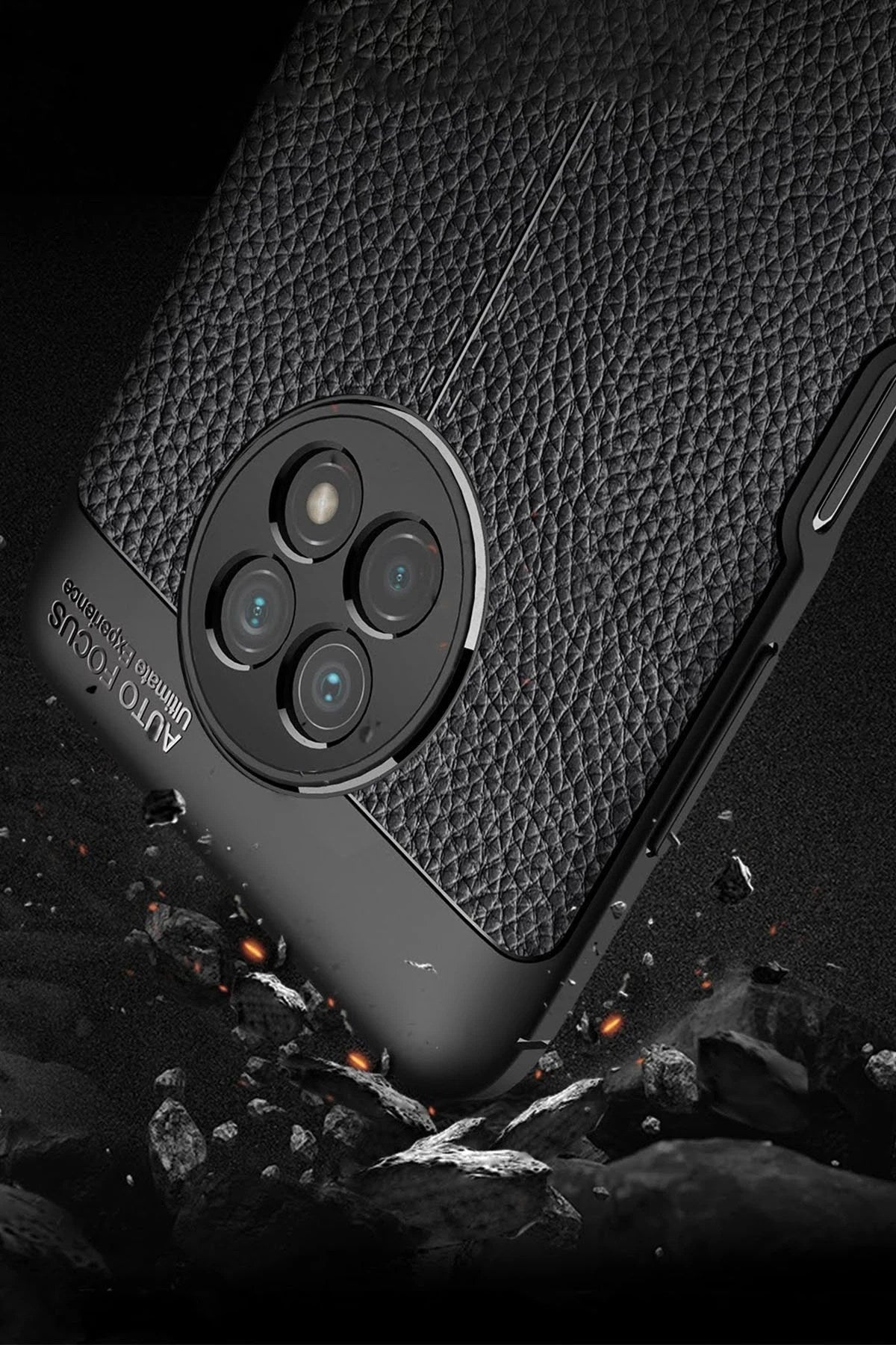 Mey İthalat® Redmi Note 9 5G Kılıf Auto Focus Kapak - Lacivert