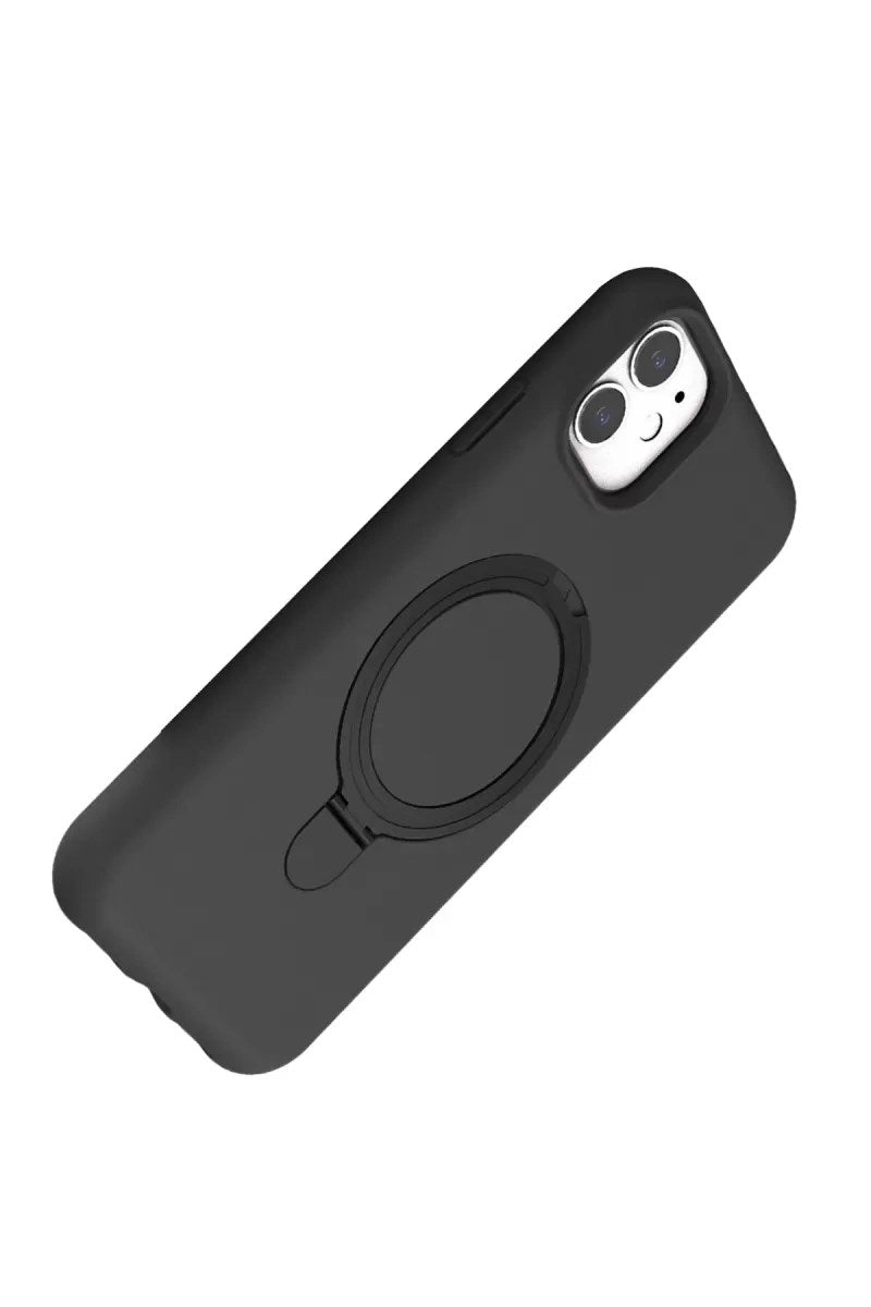 Mey İthalat® iPhone 11 Regal Magsafe Standlı Kapak - Titan Gri