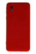 Mey İthalat® Samsung Galaxy A01 Core Kılıf Nano içi Kadife Silikon - Kırmızı