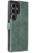 Mey İthalat® Samsung Galaxy S25 Ultra Kılıf Trend S Plus Kapaklı Kılıf - Yeşil