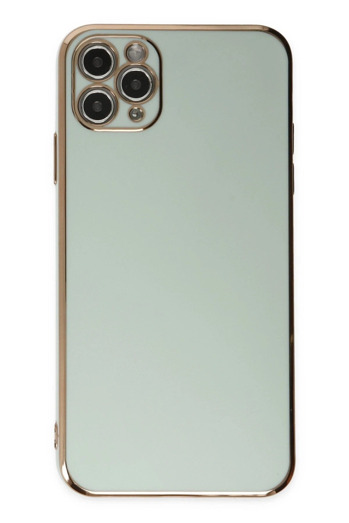 Mey İthalat® iPhone 11 Pro Max Kılıf Volet Silikon - Açık Yeşil