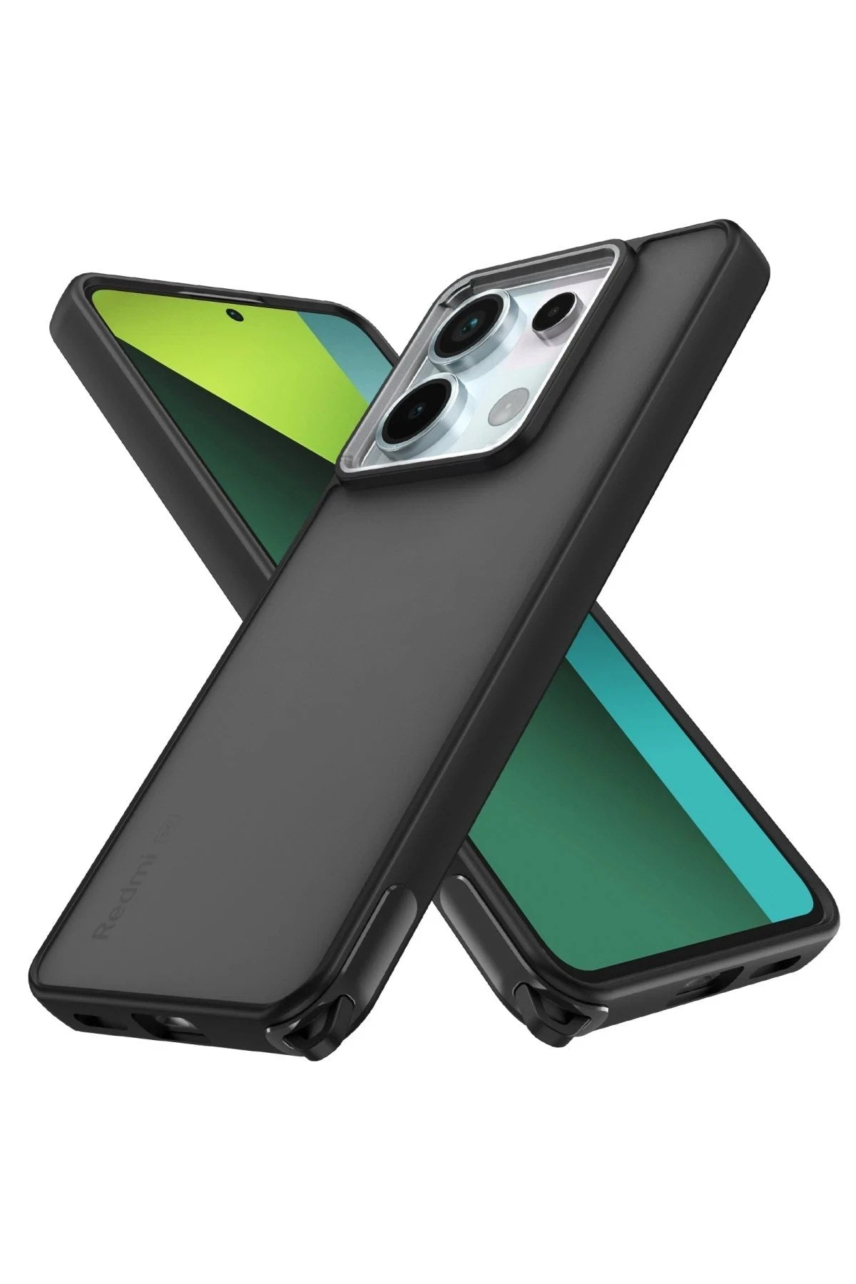 Mey İthalat® Redmi Note 13 Pro 5G Kılıf Elegant Kapak - Siyah