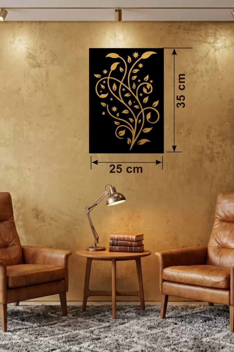 Mey İthalat® Tavus Kuşu ve Doğa Temalı Ahşap Duvar Tablosu - 25x35 cm Lazer Kesim Pano