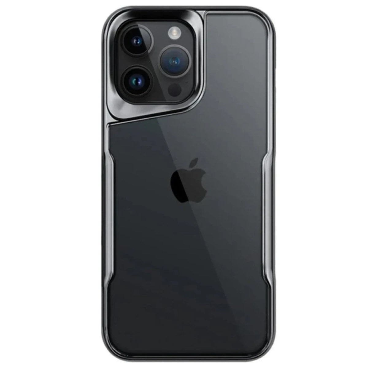Mey İthalat® iPhone 14 Pro Max Kılıf Boyi Silikon Kapak - Titan Gri
