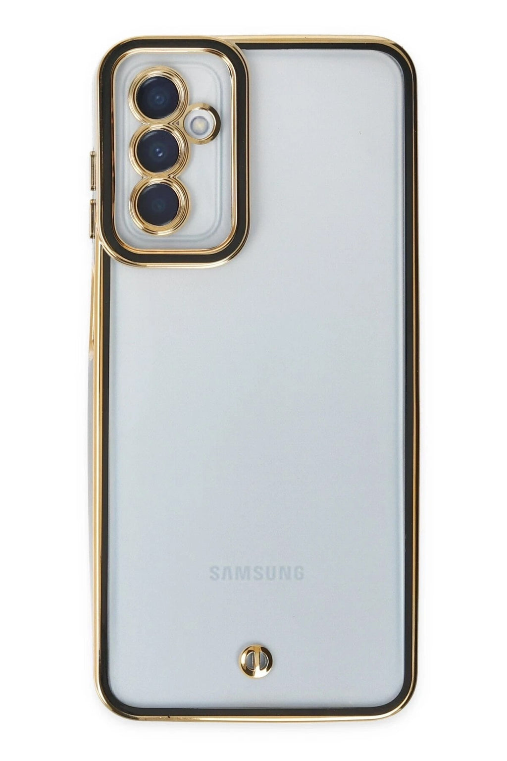 Mey İthalat® Samsung Galaxy M23 Kılıf Liva Lens Silikon - Siyah