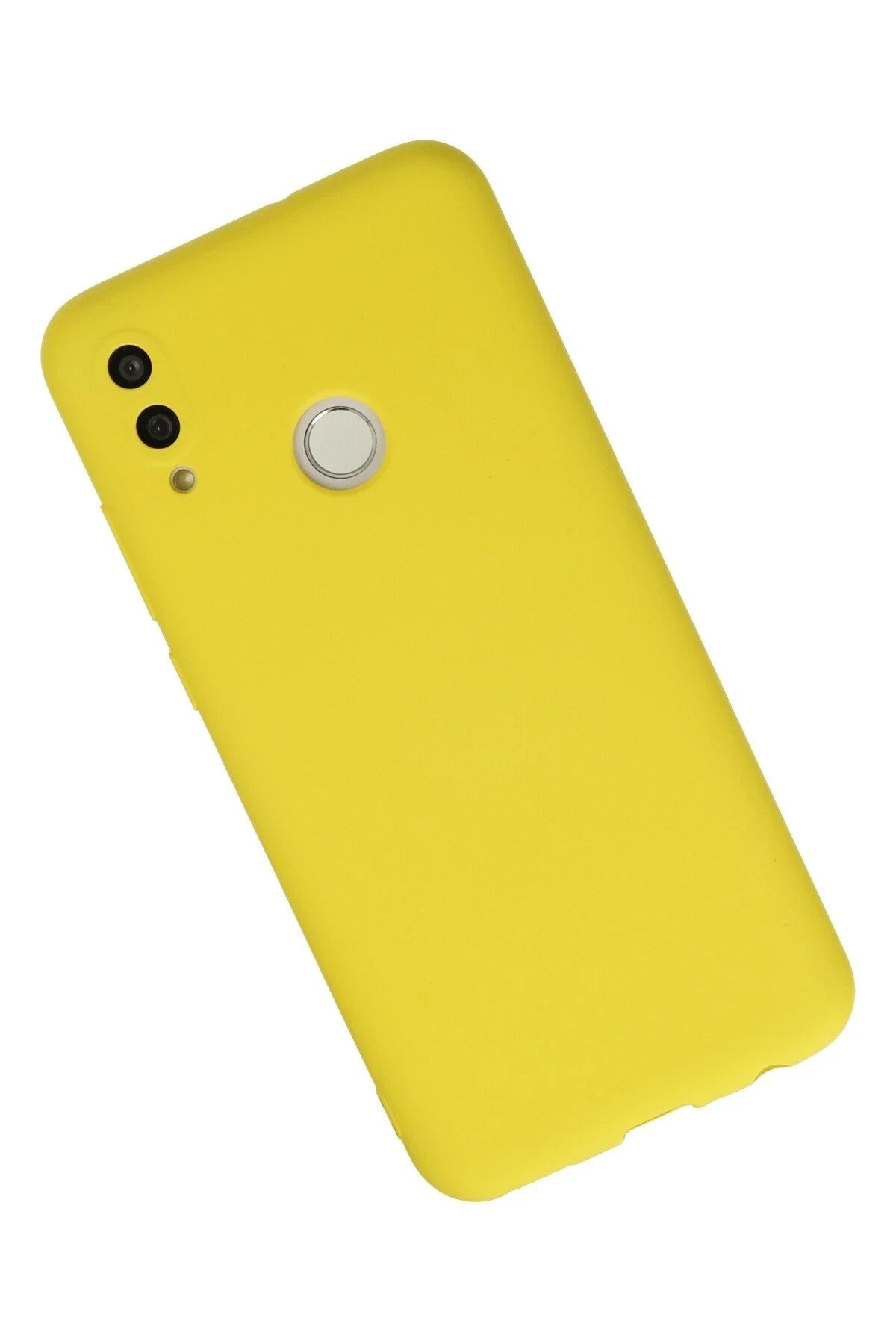 Mey İthalat® Huawei P Smart 2019 Kılıf Nano içi Kadife Silikon - Sarı