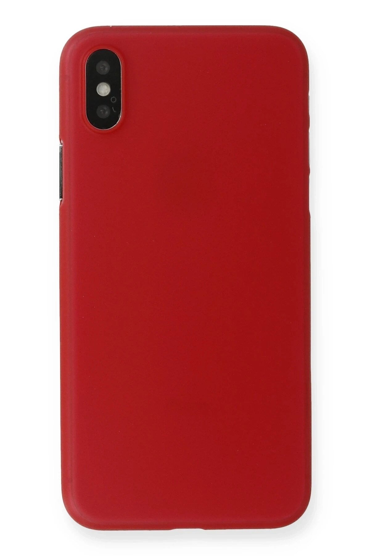 Mey İthalat® iPhone XS Max Kılıf PP Ultra İnce Kapak - Kırmızı