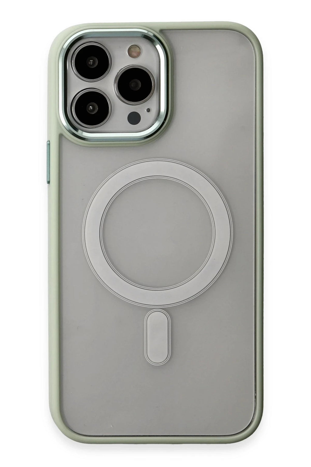 Mey İthalat® iPhone 15 Pro Kılıf Room Magneticsafe Silikon - Su Yeşili